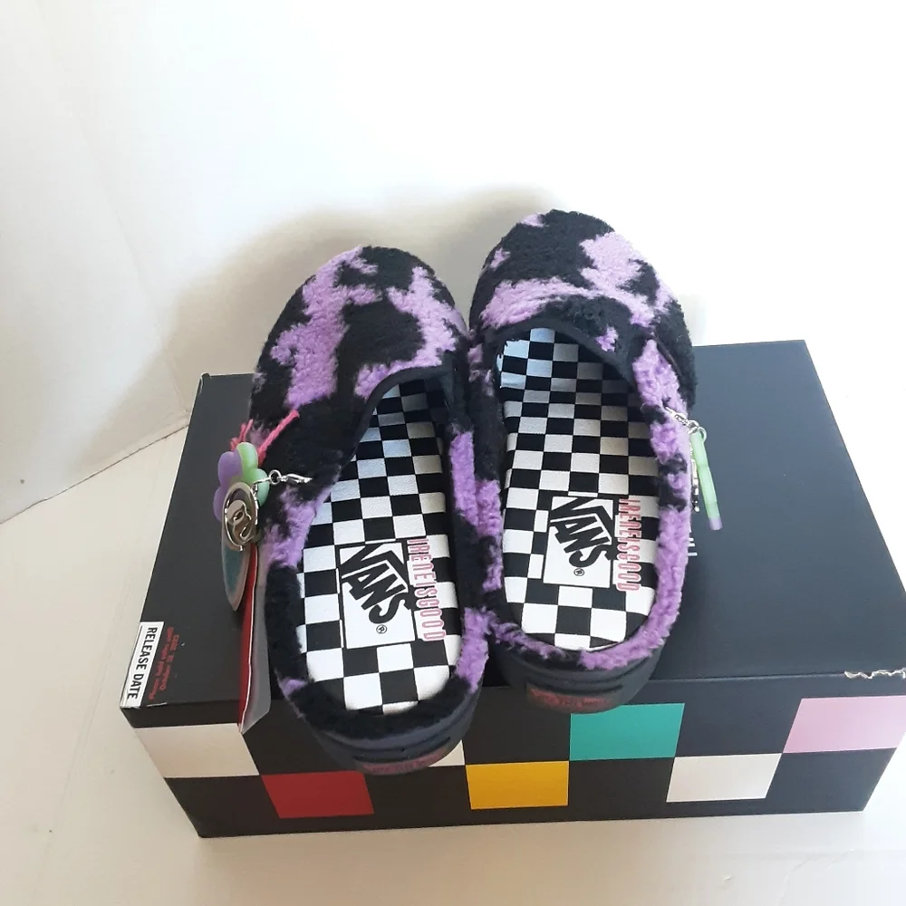 VANS X IRENEISGOOD CLASSIC SLIP-ON MULE STACKED SHOES NWB - Picture 9 of 15